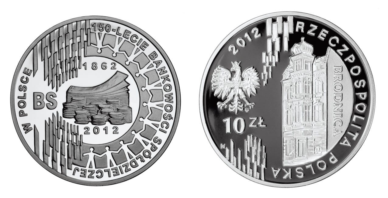 10 zł 150-lecie bankowości spółdzielczej w Polsce 2012
